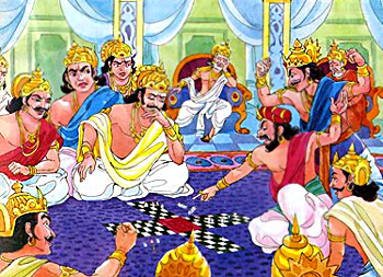 Image result for The mahabharata dice game