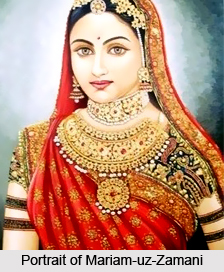 Mariam-uz-Zamani was also recognised as &#39;Hira Kunwari&#39; or &#39;Jodha Bai&#39; or &#39;Harka Bai&#39; or &#39;Heer Kunwari&#39; and was a famous Hindu Rajput queen. - 1_Portrait_of_Mariam_uz_Zamani