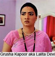 Grusha Kapoor aka Lalita Devi, Indian TV Actress