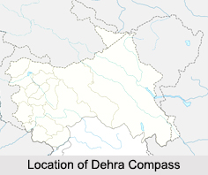 Dehra Compass/ Kompas, Himalayan Mountain Range