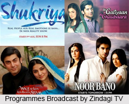 Programmes Broadcast by Zindagi TV