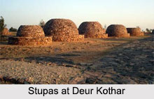 Stupas at Deur Kothar, Madhya Pradesh