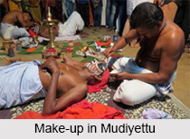 Costumes and Make-up in Mudiyettu, Ritual Theatre of Kerala