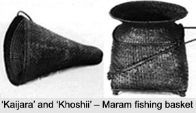 Baskets used by Tribes of Manipur