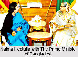 Dr. Najma Heptulla, Minister of Minority Affairs