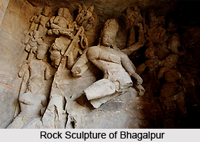 Rock sculptures , Patharghatta, Bhagalpur