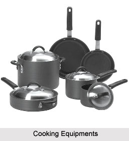 Cooking Equipments, Indian Cookery