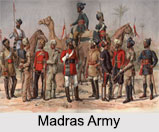 Madras Native Infantries, Madras Army