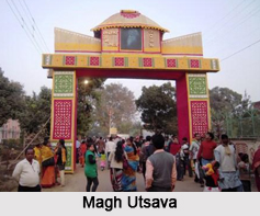 Maghoutsava, Shantiniketan, West Bengal