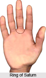 Ring of Saturn, Palmistry