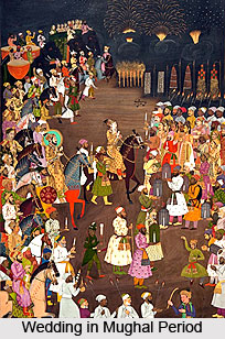 Wedding in Mughal Period, Indian wedding