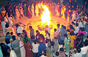Holi Festival in Phalguna, Lunar Month