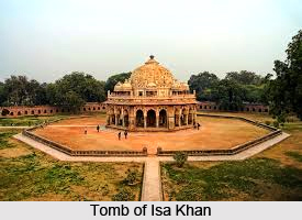 Tomb and Mosque of Isa Khan in Delhi