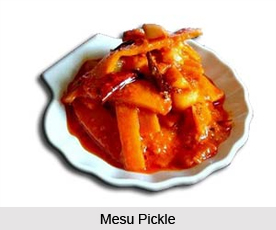 Mesu Pickle, Cuisine of Sikkim