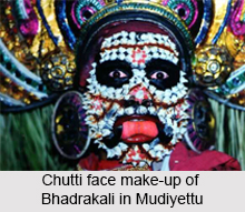 Costumes and Make-up in Mudiyettu, Ritual Theatre of Kerala