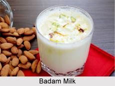 Badam Milk, Indian Beverage