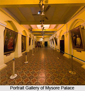 Portrait Gallery, Mysore Palace, Karnataka