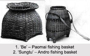 Baskets used by Tribes of Manipur