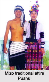 Puan, Fabric of Mizo Kukis, Textiles of Manipur