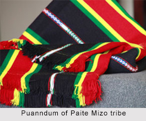 Puanndum, Fabric of Mizo Kukis, Textiles of Manipur