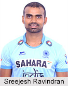 Sreejesh Ravindran, Indian Hockey Player