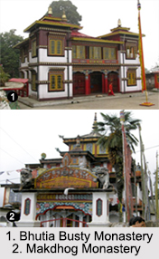 Monasteries in Darjeeling, West Bengal