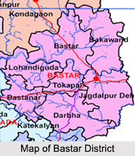Districts of Bastar Division, Chattisgarh