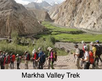 Trekking In Himalayan Mountain Range, Adventure Sport in India
