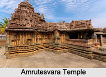 Sculpture of Amrutesvara Temple, Chikamagalur District, Karnataka