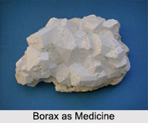 Use of Borax as Medicines