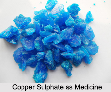 Use of Copper Sulphate as Medicines