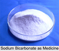 Use of Sodium Bicarbonate as Medicines
