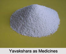 Use of Yavakshara as Medicines