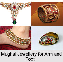 Mughal Jewellery for Arm and Foot, History of Indian Jewellery