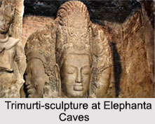 Sculpture at Elephanta Caves, Indian Sculpture