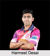 Harmeet Desai, Indian Table Tennis Players