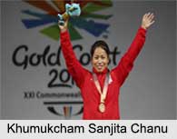 Khumukcham Sanjita Chanu, Indian Weightlifter