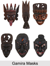 Wooden Masks of West Bengal
