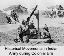 Historical Movements in Indian Army during Colonial Era