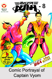 Captain Vyom, Indian Comics