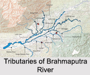Tributaries of Brahmaputra River