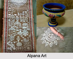 Alpana, Follk Paintings of West Bengal