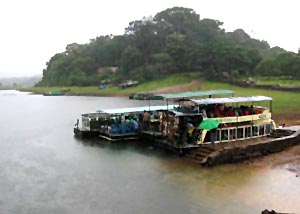 Nattakom and Panachikad Reservoirs in Kottayam, South India