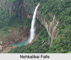 Nohkalikai Falls, Cherrapunji