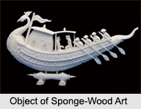 Sponge-Wood Art, Crafts of West Bengal