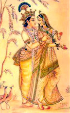 Lord krishna & Radha