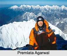 Premlata Agarwal, Indian Woman Mountaineer