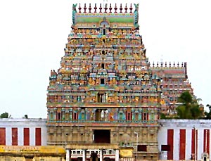Thiruvarur temple in Nagappattinam, Tamil Nadu