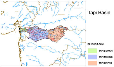 Geography Of Tapti River, Indian River