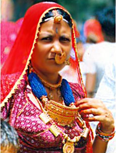 Traditional Costume of Bishnoi Tribal Woman